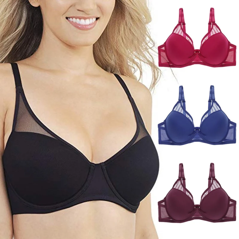 B C Cup Seamless Bra Fashion 6 Colors Bras For Women Summer Thin Underwear Underwire Brassiere Sexy Women's Intimates Female Bra B C Cup Seamless Bra Fashion 6 Colors Bras For Women Summer Thin Underwear Underwire Brassiere Sexy Women's Intimates Female Bra