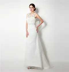 Роскошные кружевные цвета слоновой кости и белые свадебные сексуальные платья с открытой спиной бисерное свадебное платье Плюс Размер