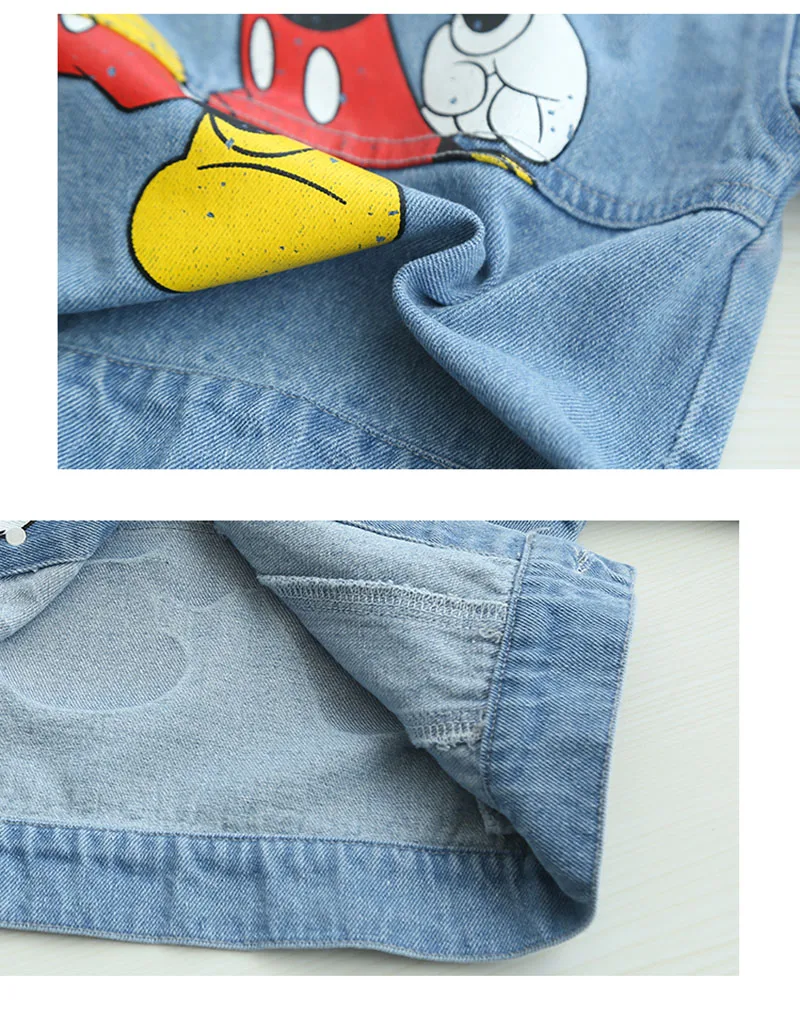 Roupas do Bebê Crianças Denim Jaqueta Meninos Meninas Cabolsas 2020 Novas Roupas Outono Outerwear Jean Moda Jaquetas 13 Mamãe e Bebê