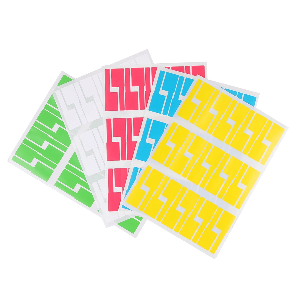 

150PCS Colorful Self-adhesive Fiber Wire Organizers Cable Labels Waterproof Identification Tags Stickers Marker Tool