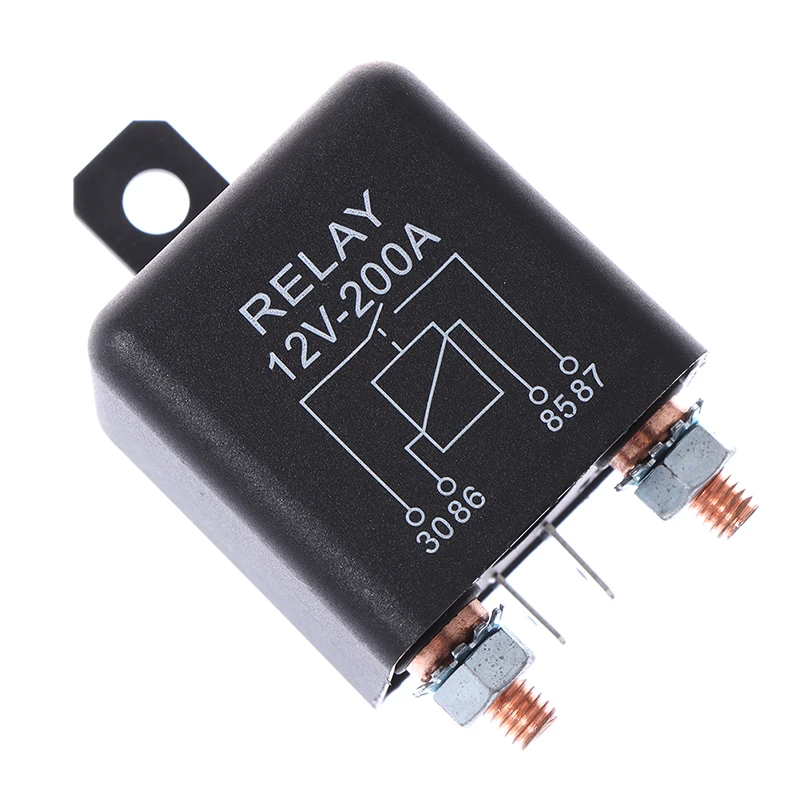 12V 200 Amp Heavy Duty разделение зарядки/реле лебедки для автомобиля Ван лодка 4 Pin