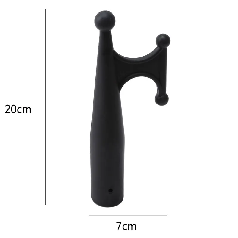 Black Nylon Mooring Marine Rowing Boats Kayak Raft Dinghy Hook Head Replacement Top Round Pole Pipe Tube boat Accessories