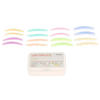 

8 Pairs Silicone Eyelash Perm Pad Recycling Lashes Rods Shield Lifting Eyelash Curler Makeup Accessories Applicator Tools