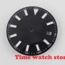 30,8 мм без логотипа, темный циферблат, светящиеся метки, подходят для Miyota 8215 Mingzhu 2813, автоматические часы D227