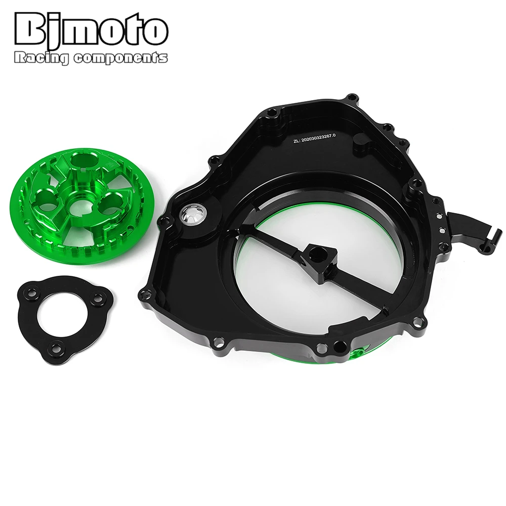Motorcycle CNC Engine Clutch Cover & Spring Retainer R For Ninja400 Ninja 400 Z400 2018-2021 - AliExpress