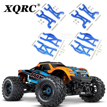 

XQRC Aluminum alloy front and rear upper and lower arm A-arm set, used for 1 / 10rc traxxas 1 / 10 Maxx 4S monitor truss-89076-4