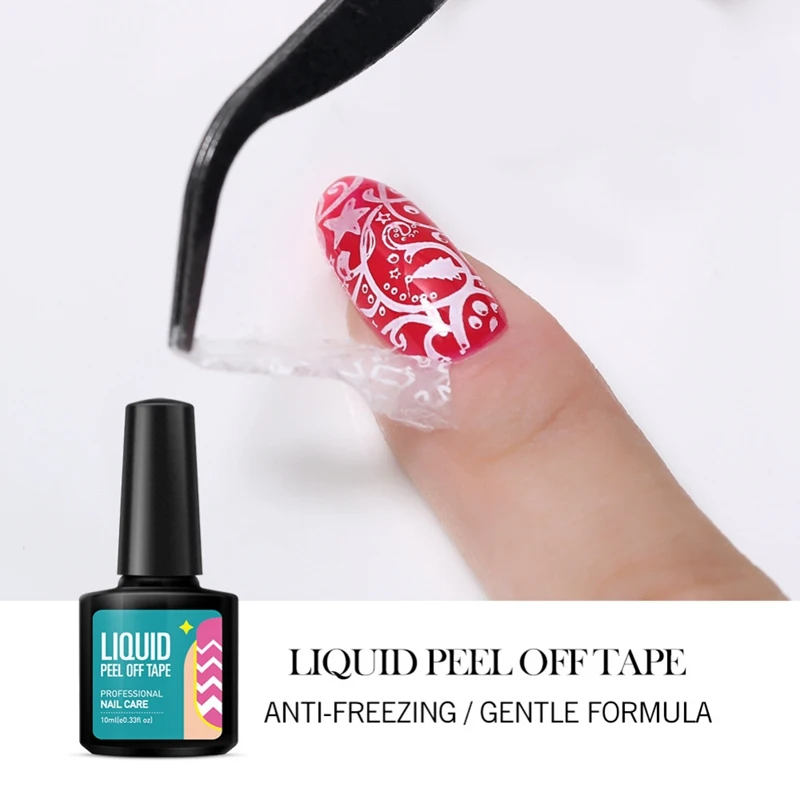 10ml Liquid Peel Off Tape Cuticle Guard Nail Polish Barrier For Art | Красота и здоровье