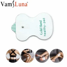 100 шт белые электродные подушечки для Tens Иглоукалывание Цифровая терапия MachineSlimming электрические массажные подушечки для тела