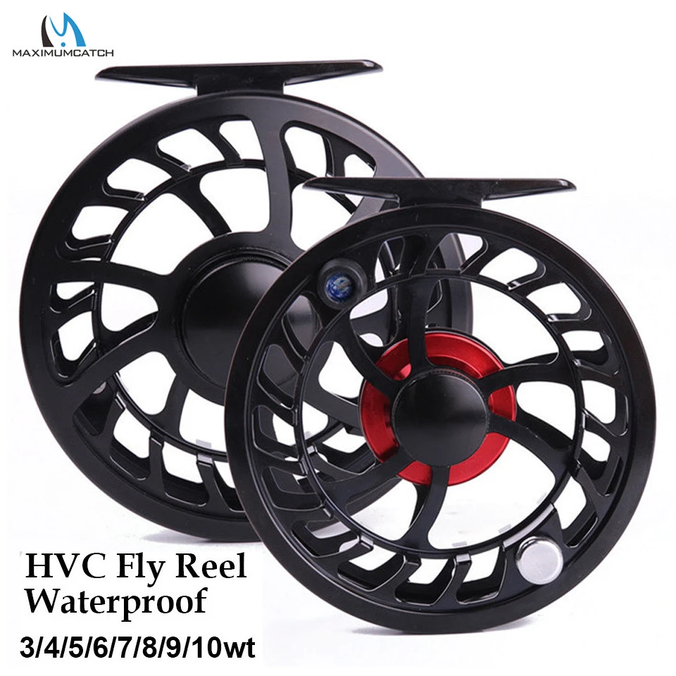 Maxcatch Best Die-casting Fly Reel 3/4/5/6/7/8/9/10WT Aluminum Black Fly Fishing Maxcatch Best Die-casting Fly Reel 3/4/5/6/7/8/9/10WT Aluminum Black Fly Fishing