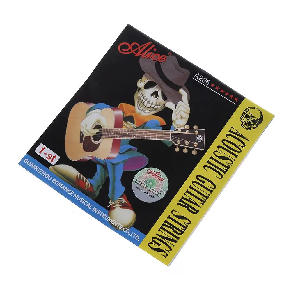 

Stainless Steel For Alice Acoustic Guitar String 1st E String 0.28mm