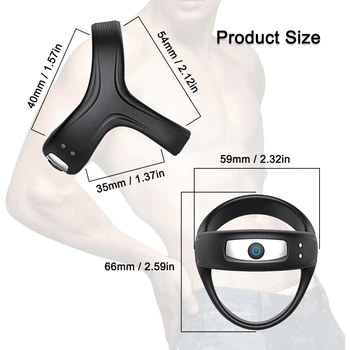 Male Vibrator Cockring Penis Cock Ring for Man Delay Ejaculation Sex Toys for Men Couple Rings Penisring Toys for Adults 18 Shop 2