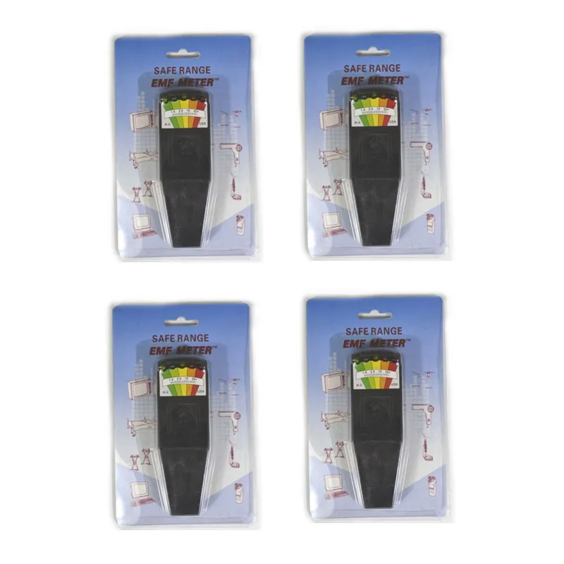 

Lot 4PCS K-II EMF METER Radiation Measurement Detector Ghost Hunting Paranormal Equipment Edition Electromagnetic Tester Black