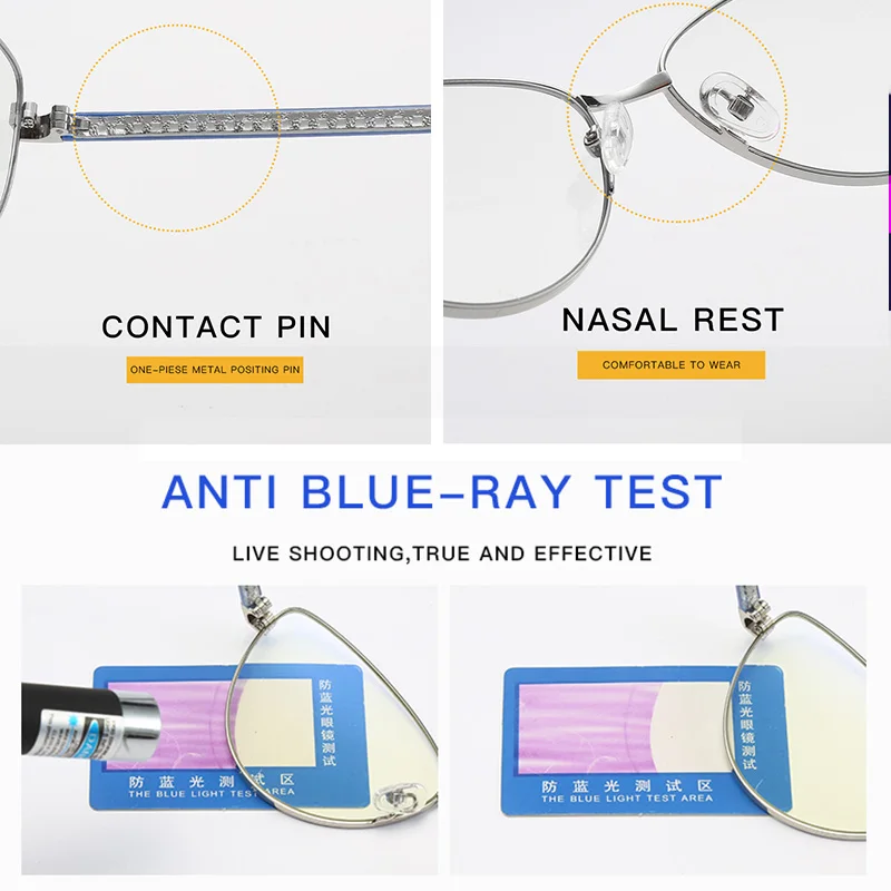 RBENN 2020 New Cat Eye Reading Glasses Women Fashion Anti Blue