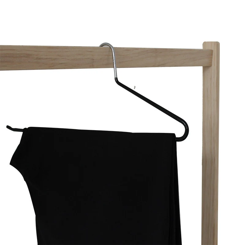 Non-Slip Metal Shirt Trouser Hook Hanger 10/20Pcs Coat Hanger Clothes Rack Open Ended Pant Wardrobe Organzier
