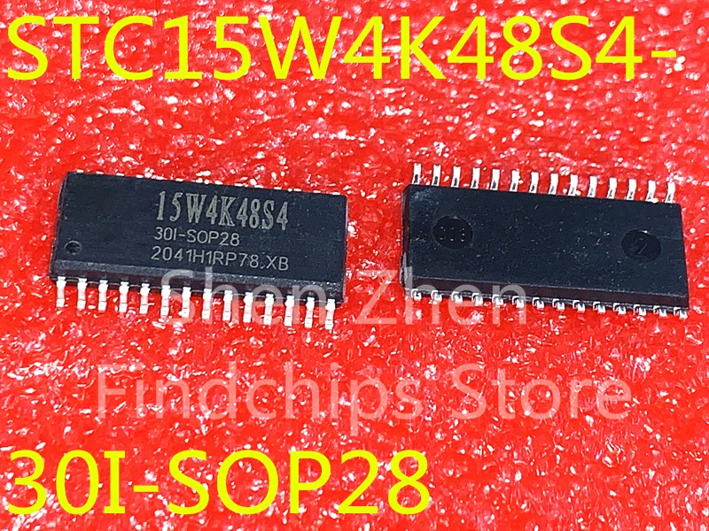 100%, nuevo y Original, disponible, STC15W4K48S4-30I-SOP28