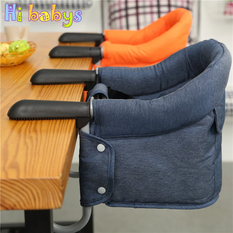 

Portable Baby Dinning Chair Foldable Highchair Safety Seat Booster Can Withstand 18 kg Dinning Hook-on Chair Harness