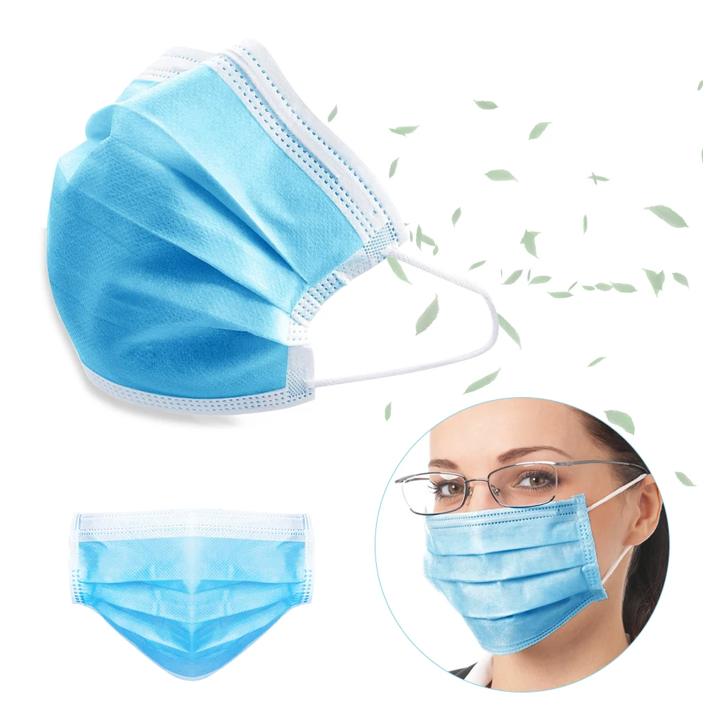 

50/10pcs Disposable Mouth Mask medical Sterile Hygienic Anti air pollution Health Care Masks for Germ Protection Anti flu mask