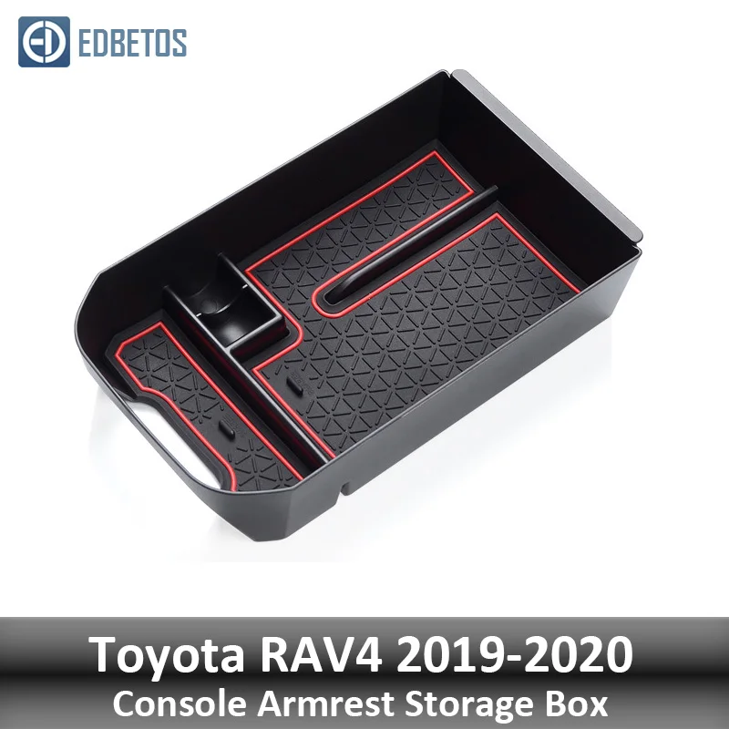 

Armrest Storage Box for Toyota RAV4 2019 2020 Console Organizer Tray Glove Box Bin Stowing Tidying Accessories