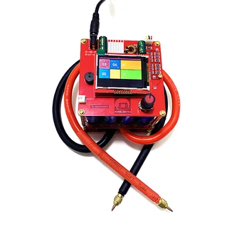 Online 5.4V 400F Portable Spot Welder Equipment DIY Capacitor Pulse Spot Welding Machine Set Digital Display Welder Tools 0.25mm Nickel