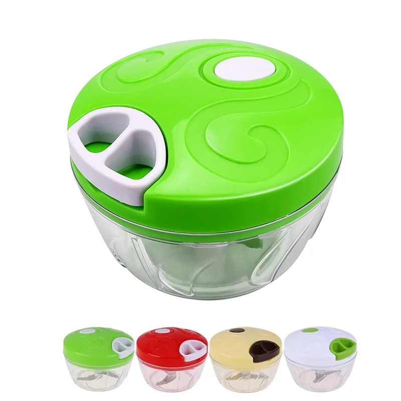 

Manual Vegetable Grinder Meat Shred Garlic Chopper Tools Hand Pull Food Slicer Nut Onion Cutter Portable Kitchen Gadgets Mincer