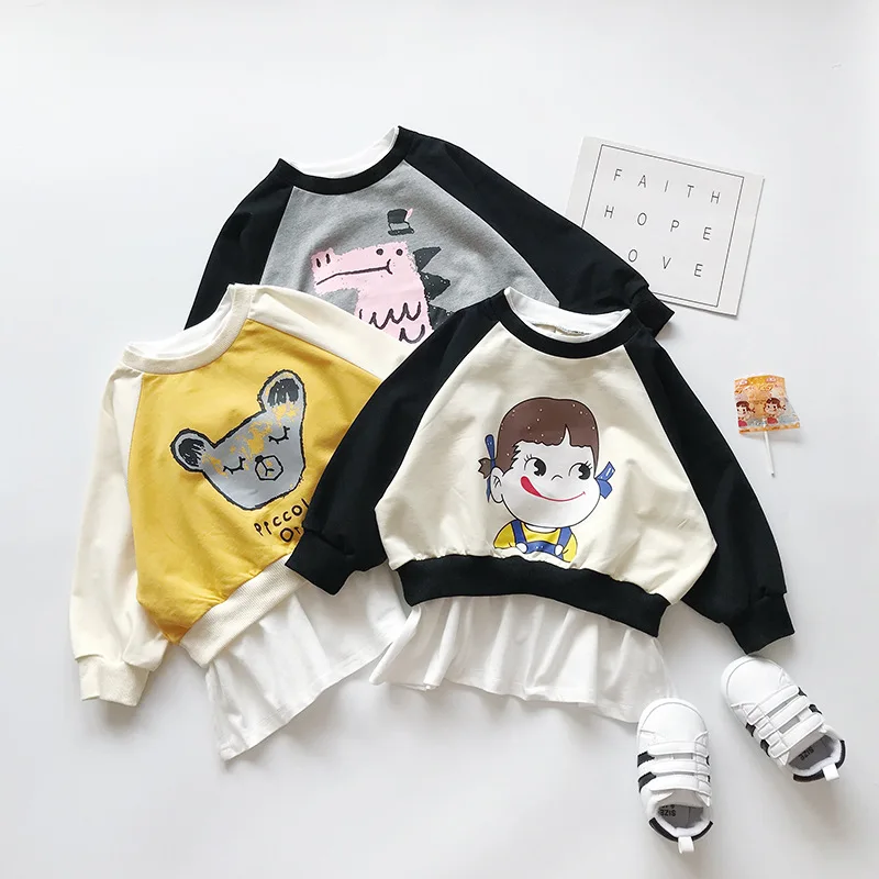 Новая Осенняя санитарная Одежда для девочек детские толстовки 2019|Толстовки и