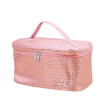 

Women Letter Cosmetic Bag Fashion Multi-function Oxford Travel Storage Makeup Bag Men Women Portable Waterproof Wash Bag