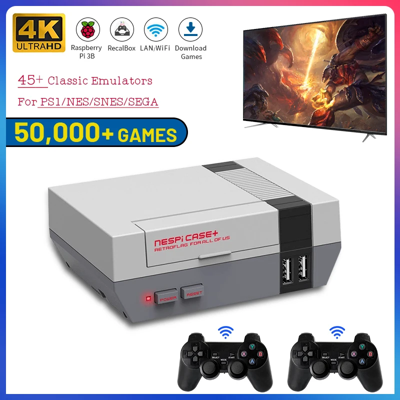 Портативная телевизионная игровая приставка с разрешением 4K HD новый раз