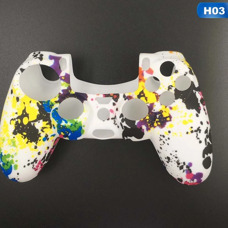 16 цветов Противоскользящий силиконовый защитный чехол для sony playstation 4 PS4 DS4 Pro тонкий контроллер большого пальца