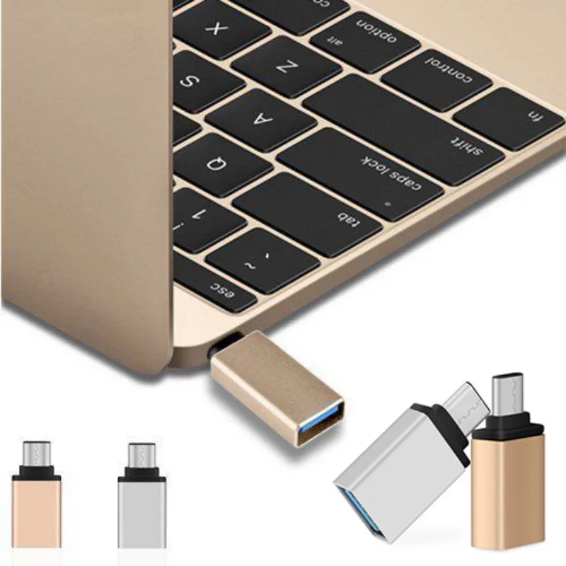 

OTG USB-C Adapter Type C Male Adapter USB 3.0 To Female OTG Converter portable USB3.0 Data Sync Adapter For USB-C devices 2019