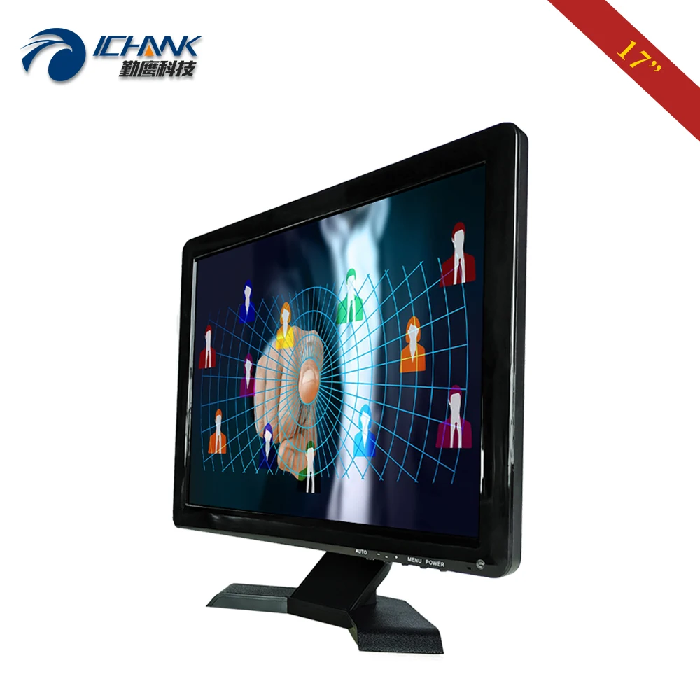 US $138.99 ZB170JC59R17Inch 1280x1024 USB HDMI VGA Desktop POS Cash Register Ordering Meal Machine Resistive Touch LCD Screen PC Monitor