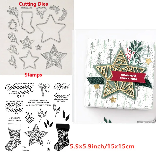 Cooking Tools Flowers  Trees Stars Cats Sending Hugs Transparent Clear Stamps And Dies for DIY Scrapbooking Craft Cards 2021 New 4