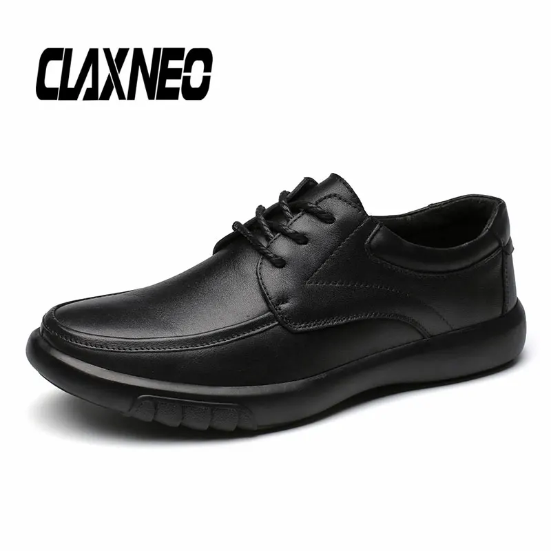 

CLAXNEO Man Leather Shoes Autumn Male Derby Shoe Genuine Leather Dress Formal Footwear Men's Wedding Shoe luxury brand