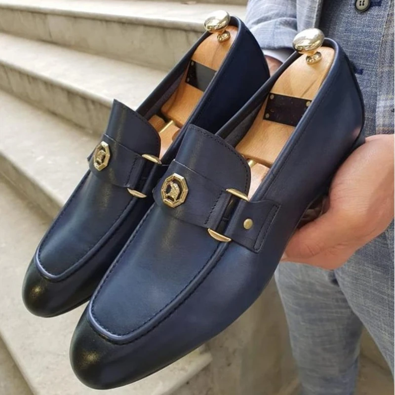 Men Shoes High Quality Pu Leather New Fashion Stylish Design Slip-on Casual Formal Basic Zapatos De Hombre HG020 | Обувь