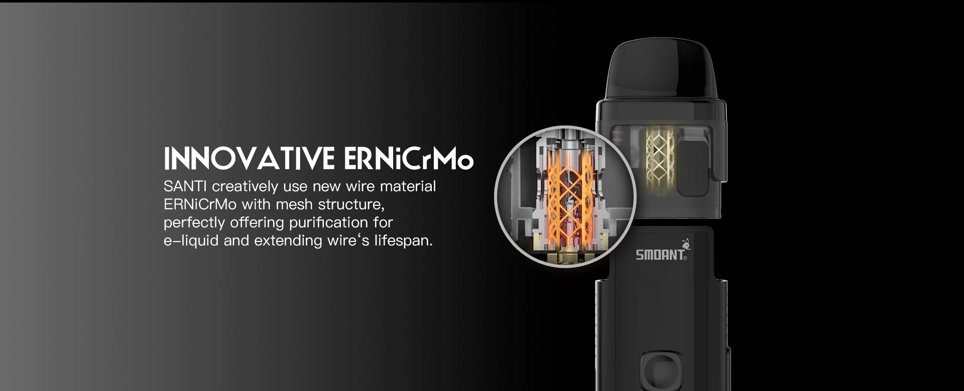 Smoant santi аккумулятор