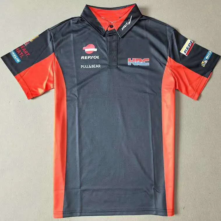 

Summer breathable shirt 2020 Hrc Racing Motorcycle Polo Shirt For Honda Repsol Moto GP Team Polo Shirt Motorbike T-shirt