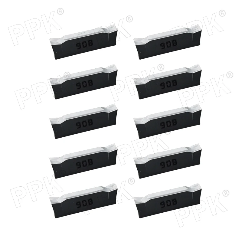 10 шт. DGN 3003J IC908 поворотные твердосплавные вставки инструмент токарный фрезерный станок с ЧПУ Режущий инструмент слот для резки DGN 3003J IC908