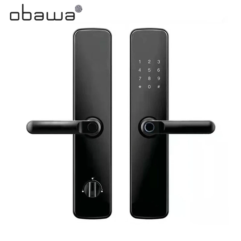 

Obawa Intelligent Fingerprint Lock Biometric Electronic Door Lock Safe Mortise Lock Verification With digital code/key/IC card