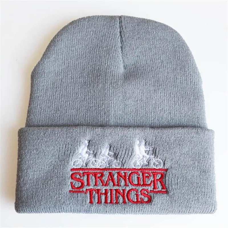 Esihou Hot Movie Stranger Things Knitted Hat Embroidery Fashion Black Keep Warm Wool Cap Autumn Winter Gift -Zentai shop online H9a9d734522f445628f75d3d2364adc073.jpg
