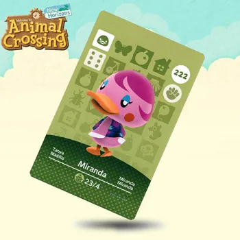 

222 Miranda Animal Crossing Card Amiibo Cards Work for Switch NS 3DS Games