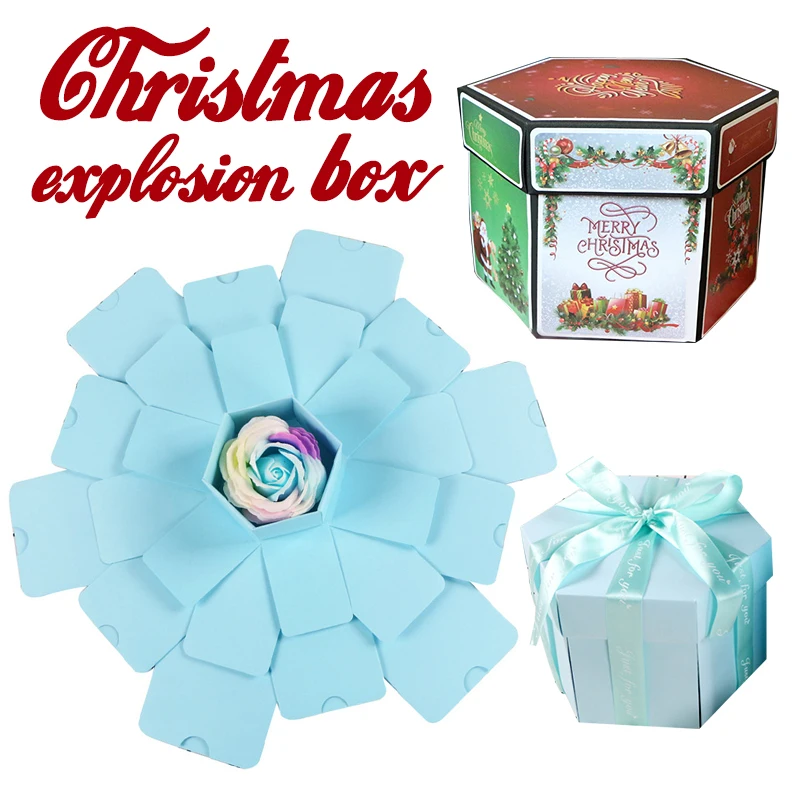 DIY Surprise Love Explosion Box фотоальбом на День святого Валентина Свадьба рождения