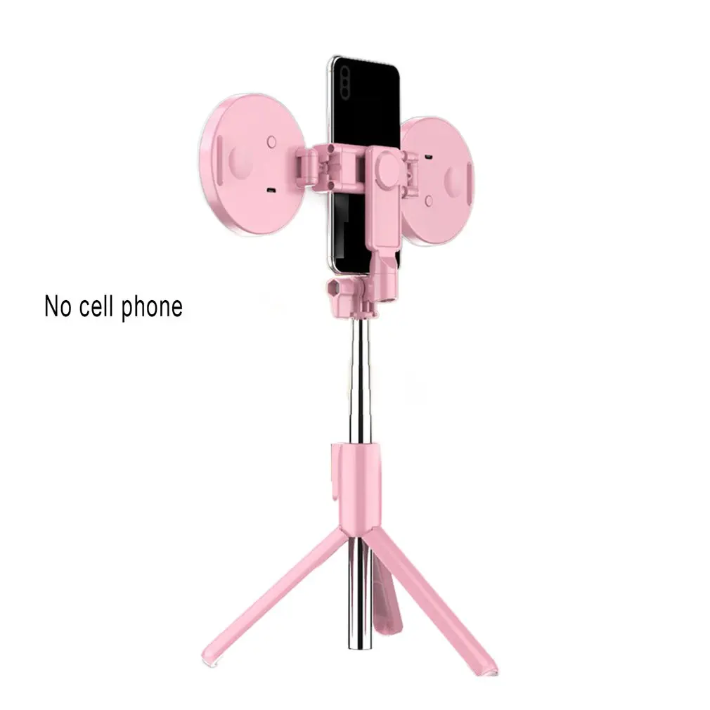 

Double Light Wireless Selfie Stick Tripod with Ring Light Selfie Beauty Portrait Fill Lighting Tripod Bracket