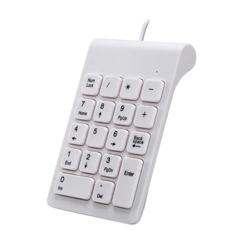 

Mini USB Wired Numeric Keypad Numpad 18 Keys Digital Keyboard for Accounting Teller Laptop Windows Android Notebook Tablets PC (