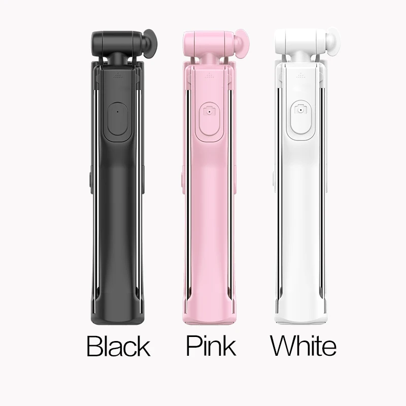 em 1 extensível bluetooth escondido tripé suporte