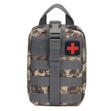 100 шт./лот Военная Тактическая полотняная Сумочка многоцелевая медицинская сумка тактическая спортивная сумка Molle сумка аптечка