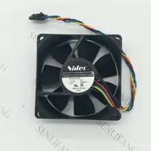 Для NIDEC 8025 M33412-35 12V 0.15A 4 провода 4 булавки чехол вентилятор, 8 см вентилятор процессора, вентилятор охлаждения
