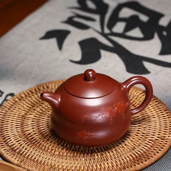 

160ml Yixing purple sand teapot dahongpao handmade kettle creative drinkware