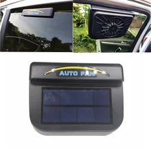 Ventilador de ventana automático con energía Solar, ventilación de aire, radiador de escape Solar con pelado de goma para coche, 1 unidad