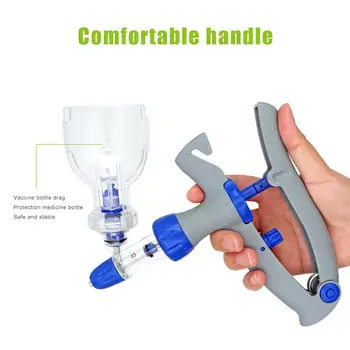 

Automatic Continuous Syringe Adjustable Veterinary Syringe For Chicken Duck Poultry Durable Injector Veterinary Tool