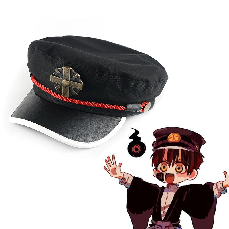 Anime Toiletbound Hanakokun Hat Yugi Amane Cosplay Toilet Bound Navy