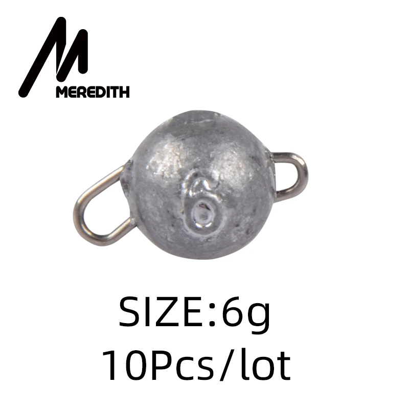 6g От магазина MEREDITH, 10 шт./лот Рыбалка Чебурашка привести медное грузило аксессуары Jig Head свинцовые весовые грузила мягкие приманки Texas Группа 2g-18 г - Цвет: 6g